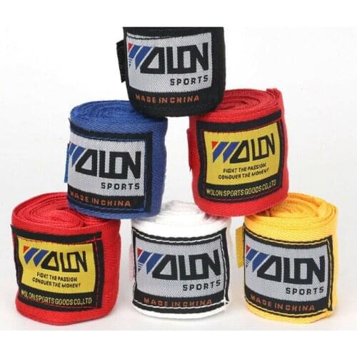 New 4.5 m Cotton Boxing Sports Strap Kick Boxing Bandage Sanda Muay Thai Karate MMA Taekwondo Hand Gloves Wraps Boxeo Fitness