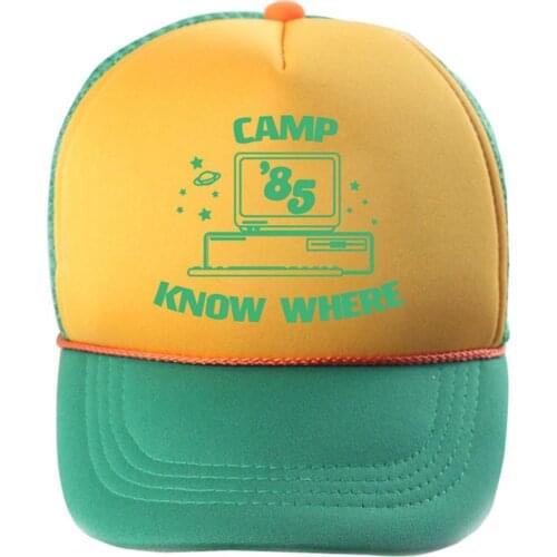 Stranger Things 3 Cap Dustin Cosplay Original Mesh Trucker Hat Know Where Adjustable Baseball Caps Snapback Hat
