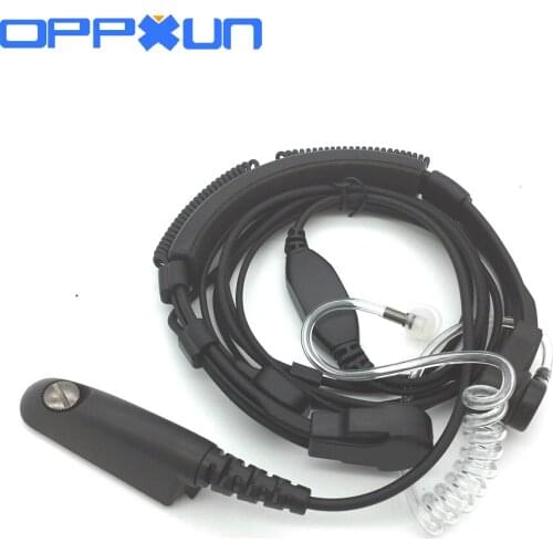 Adjustable Throat Mic Finger PTT Earpiece For Motorola For GP328 GP338 GP340 GP380 Two Way Radio Walkie Talkie Wholesale