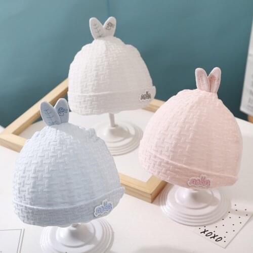 2021 Newborn Baby Sleeping Cap Hat Kids Childrens Eye Girl Hat Boy Cap Cotton Beanie Bonnet Baby Cap Toddler 0-6 Months