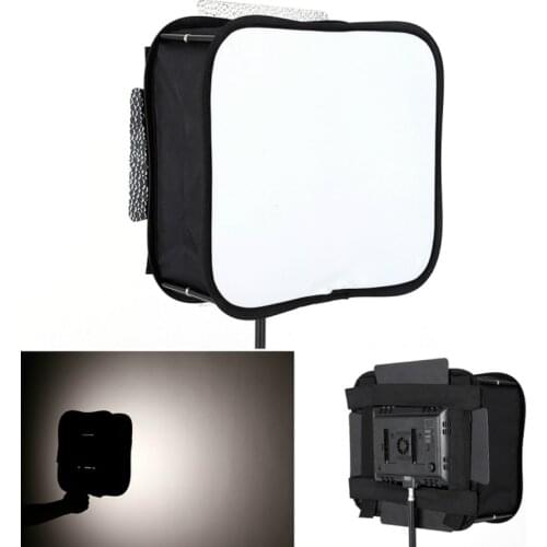 Collapsible Softbox Diffuser for YONGNUO YN600L II YN900 YN300 YN300 III Air Led Video Light Panel Foldable Soft Filter 23*23 41