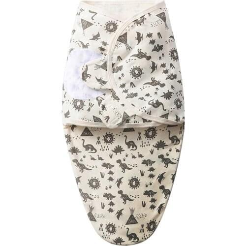 Baby sleeping bag newborn envelope cocoon wrap swaddle soft 100% cotton 0-6 months sleep blanket