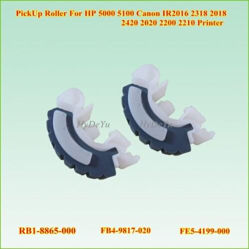 2pcs RB1-8865-000 FB4-9817-020 FE5-4199-000 Pickup Roller for HP 5000 5100 Canon IR2016 2318 2018 2420 2020 2200 2210