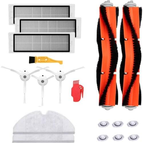 Filter Meshes Elements Brush Cleaner Parts Replacement for Xiaomi Mi Robot Roborock s50 s51 Roborock 2 Vacuum Cleaner