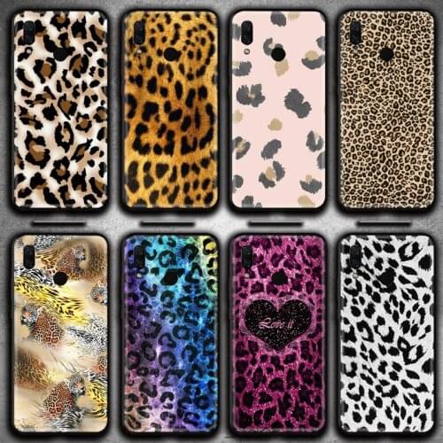 Sexy Leopard Print Woman Charm Phone Case Huawei Y6P Y8S Y8P Y5II Y5 Y6 2019 P Smart Prime Pro