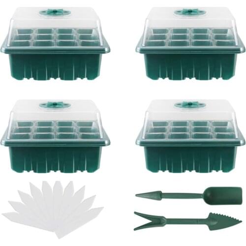 40 Holes Garden Seedling Tray Plant Nursery Pots Flower Plants Pot Seed Starter Tray For Garden Patio Greenhouse Garden Supplies