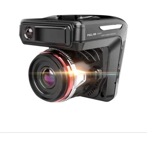 2 In 1 Full HD 1080P Car DVR Radar Detector Highway Mode Laser Car DVRs 170 ° Video Recorder Logger Dash Cam GPS Video Camcorder