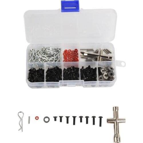 270Pcs/Set Practical Special Repair Tool Screws for 1/10 HSP RC Car With Hexagon Wrench