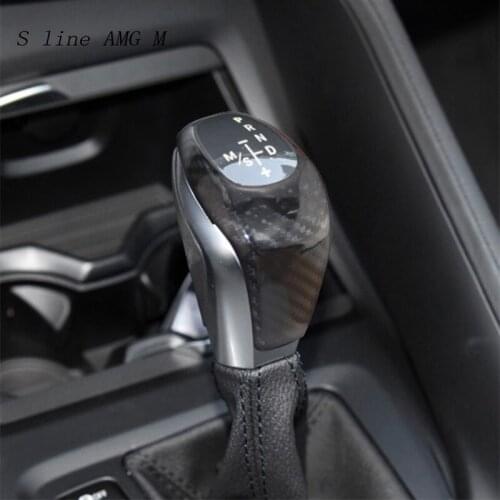 Auto Accessories Interior Modification Carbon fiber Gear Shift decoration Cover Stickers For BMW X1 F48 2 Series F46 Car Styling