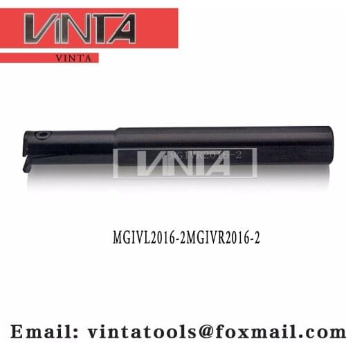 Free shipping MGIVL2016-2/MGIVR2016-2 Internal grooving and turning tool holder matched Insert MGMN200-M
