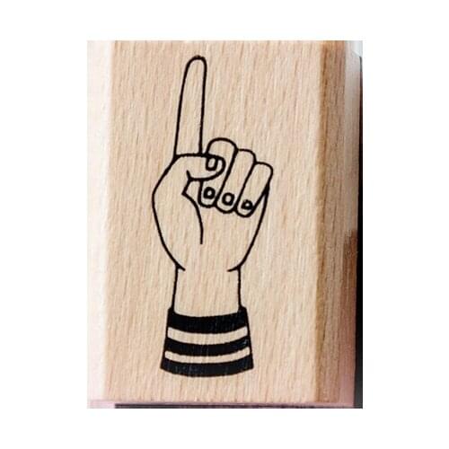 Vintage Girls gesture Wood stamp DIY wooden rubber stamps for scrapbooking stationery scrapbooking standard stamp