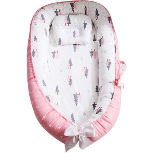 Baby Pod Nest Infant Reversible Travel Bed Soft Newborn Sleeping Cushion Crib Babynest Cot