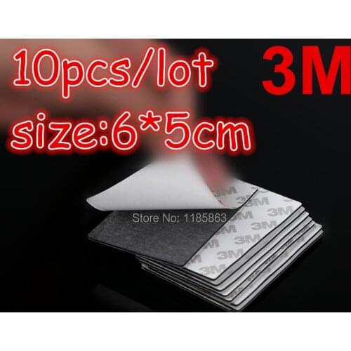 3M Double Sided Black Foam Tape Strong Pad Mounting Rectangle Adhesive free shipping