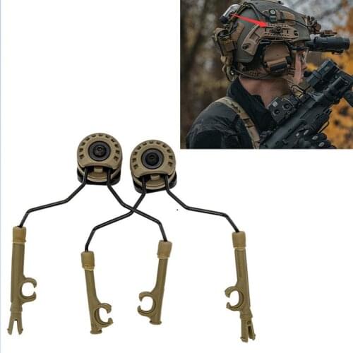 COMTAC I II III IV Tactical Hunting Noise Reduction Shooting Headset Military Adapter ARC Helmet Rail OPS-CORE Bracket