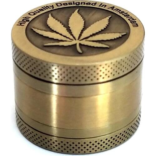 3/4 Layer Zinc Alloy Herb Grinder 40mm Spice Grass Weed Tobacco Smoke Grinders For Men Smoking Accessories
