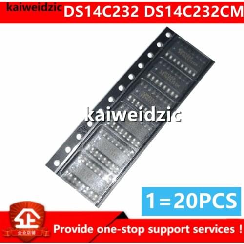 Kaiweikdic New imported original DS14C232CM DS14C232 SOP16 Receiver driver Low voltage power line transceiver