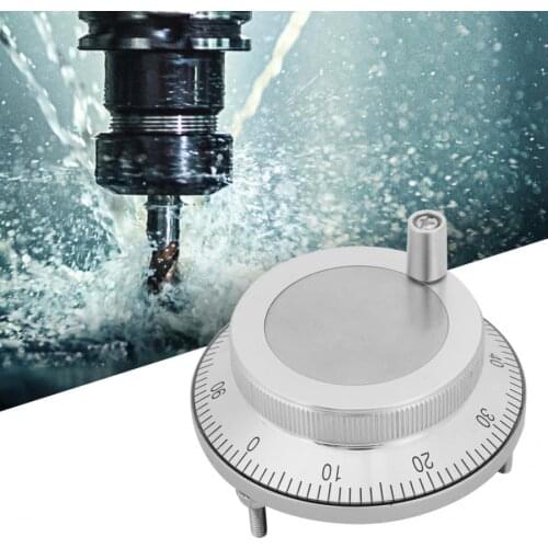 80mm 6Pin 5V CNC Pulser Handwheel 100PPR Manual Pulse Generator Encoder
