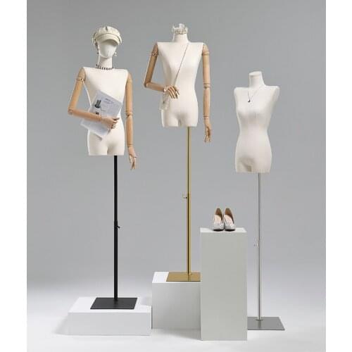 Clothing South Korea Flat Shoulder Small Chest Model Female Hook Hand Puppet Model Shelf Full Body Display Rack