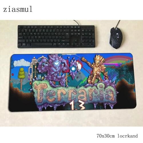 Terraria mouse pad 70x30cm gaming mousepad Boy Gift office notbook desk mat cool Kawaii padmouse games pc gamer mats
