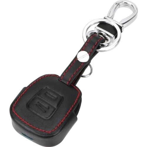 LEEPEE Car Key Protect Bag Leather Car Key Case 2 Button Auto Accessories for Opel CORSA ASTRA TIGRA VECTRA ZAFIRA