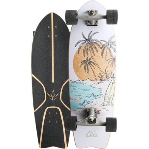Land Carver 2.0 Land Surfboard 25x82cm Surf Skate Carving Skateboard Steering Dancing Truck Deep Foot Nest Non Pedaling Maple
