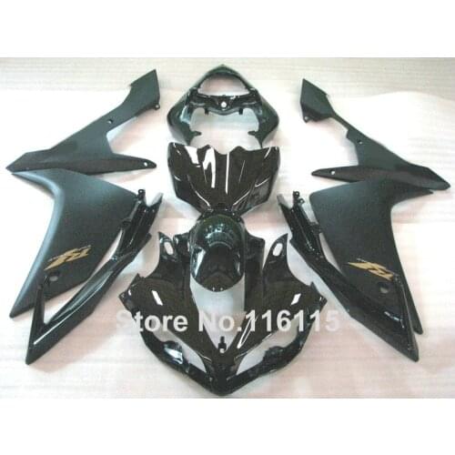 Injection molding High grade fairing kit for YAMAHA YZF R1 2007 2008 body kits YZF-R1 07 08 all matte black fairings set CF11