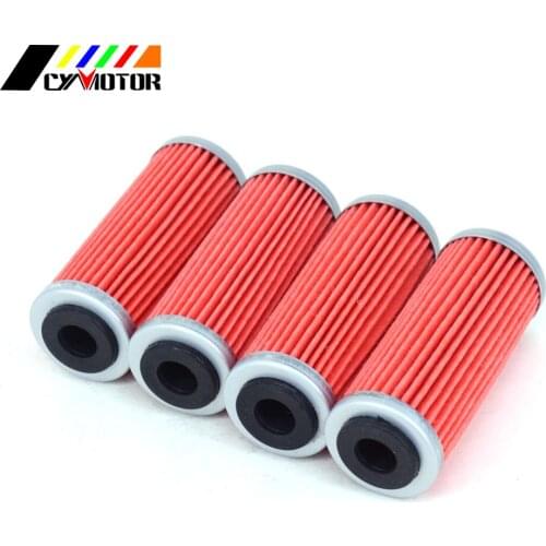 Motorcycle 4pcs Engine Oil Filter Machine Filter For Husaberg Husqvarna FE250 FE350 FE250 FE FC 250 350