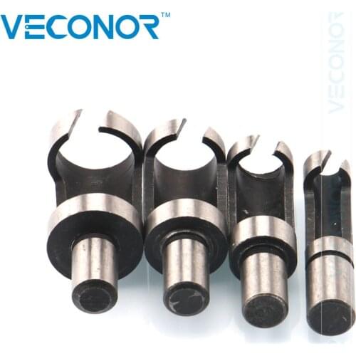 4pcs Plug Cutter Drill Bit Set Power Tools 6mm 10mm 13mm 16mm Carpentry Woodworking Wood Plug Cutter Cutting Tool Drill