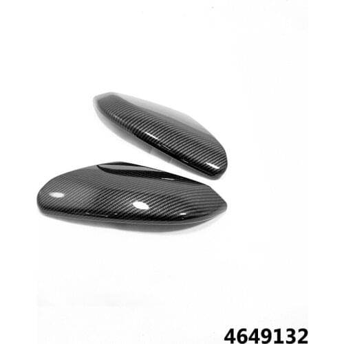 For Honda Civic 10th ABS Chrome/Carbon Fibre-Car Rear view Mirror trim Cover-Auto exterior styling Accessories 2016 2017 2018