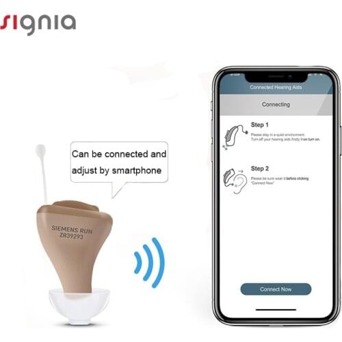 2021NEW!Siemens Signia brand Invisible RUN ITC CIC hearing aids 8 Channels Digital Hearing Aid Mobile Phone APP Program Fitting