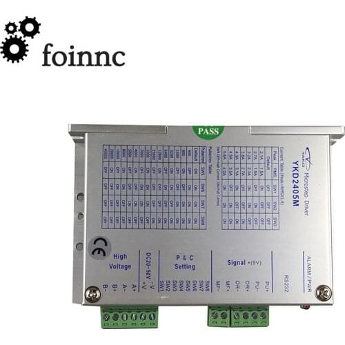 Origin YAKO 32 bit DSP Digital Stepper driver YKD2405M 2 phase step drive DC20-50V 4.0A Driver for 42-86mm flange stepper motor