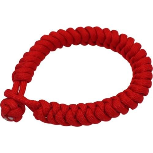 YOUGLE Outdoor Hand-made Survival Tactical 550 lb Parachute Cord Paracord 23cm DIY Bracelet For Camping Hiking Emergency