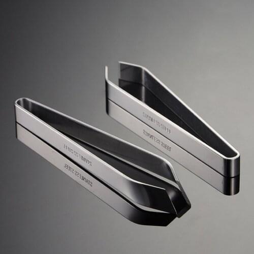1pc Fish Bone Tweezers, Stainless Steel Flat and Slant Tweezers Pliers Remover Tool