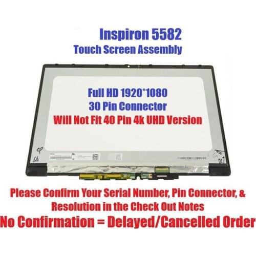 15.6" FHD Touch Screen Assembly For Dell Inspiron 5582 X3W94
