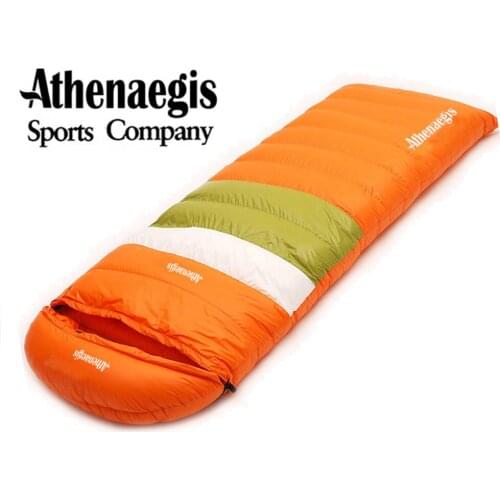 Athenaegis Fill 800G Goose Down Sleeping Bag Adult Ultralight Hike Winter Tourist Outdoor Equipment Camping Sleep Bags