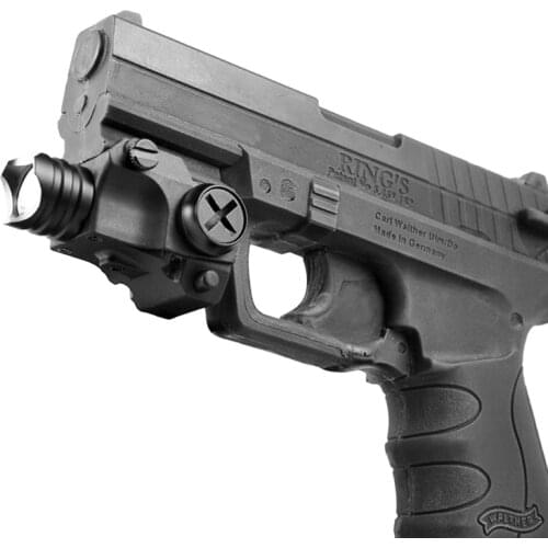 Airsoft Mini Handgun Pistol LED Light Weapon Tactical Flashlight For A Gun With 20mm Picatinny Rail Adapter