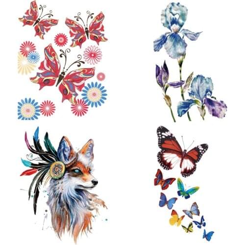 ZOTOONE Animal Flower stickers for iron transfer clothes DIY accessory t-shirt dresses washable heat transfer