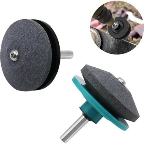 Knife Sharpening Drill Lawnmower 50mm Faster Blade Sharpener Grinding Garden Tools Rotary Garden Lawn Mower Parts Dropshipping
