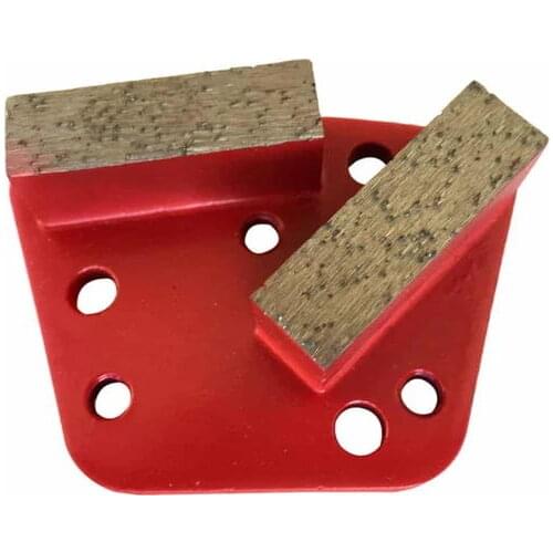 Trapezoidal diamond grinding tooling Bolt-on Diamond Floor Grinding Discs