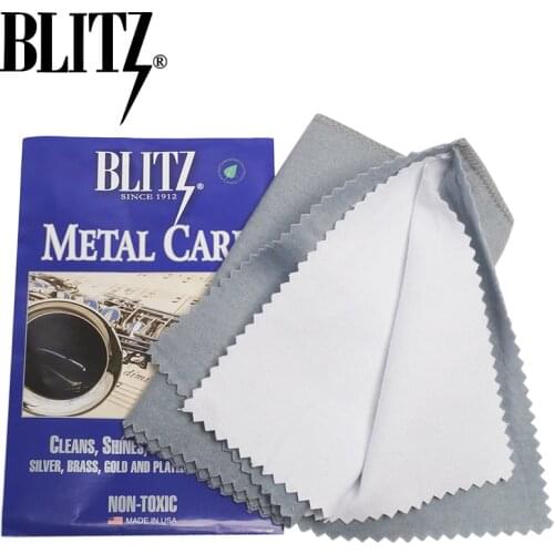 U.S.A BLITZ Double-layer silver cloth Clean cloth Silver cloth Wipe cloth Instrument Sax