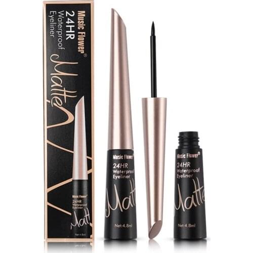 Waterproof Liquid Eyeliner Pencil Long-lasting Matte Eye Liner Delineador Black Eyelid Quick-Dry Makeup Cosmetic Eye Liner
