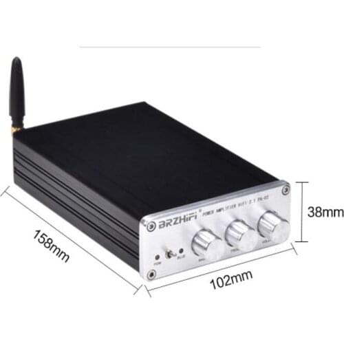 2.1 Bluetooth Amplifier Class D HiFi Power Amplifier 300W BT5.0 For APTX PA-02 Without Power Supply
