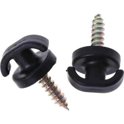 2 Pcs Universal Car Rear Trunk Envelope Cargo Net Tie Down Hook Ring Loop Hanging