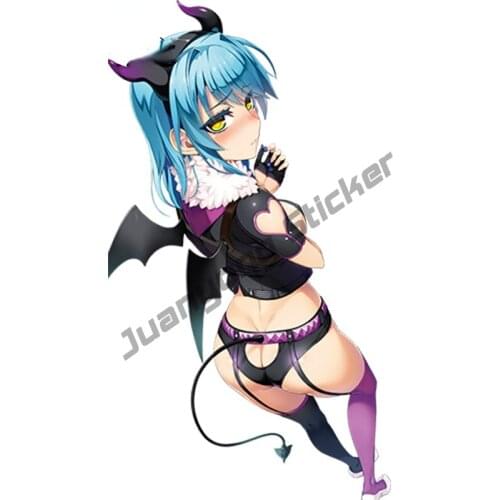 3D Vinyl Car Sticker Decal Anime Sexy Hot Girl Nonaka Yuki Render Tank Camper Laptop Yacht Scratch-Proof SUV Fine Decal KK13x7cm