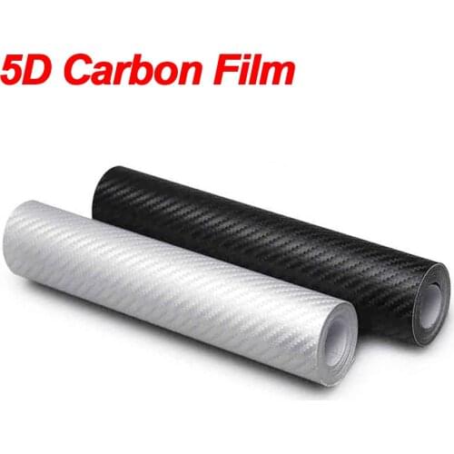 5D Carbon Fiber Vinyl Car Wrap Sheet Roll Carbon Film 20x152cm Car Stickers and Decals Motorcycle Car Styling Accessories