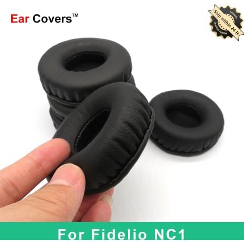 Ear Pads For Philips Fidelio NC1 Headphone Earpads Replacement Headset Ear Pad PU Leather Sponge Foam