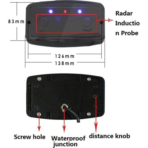Radar Vehicle Detector obstacle induction controller anti-smashing radar induction radar detector laser