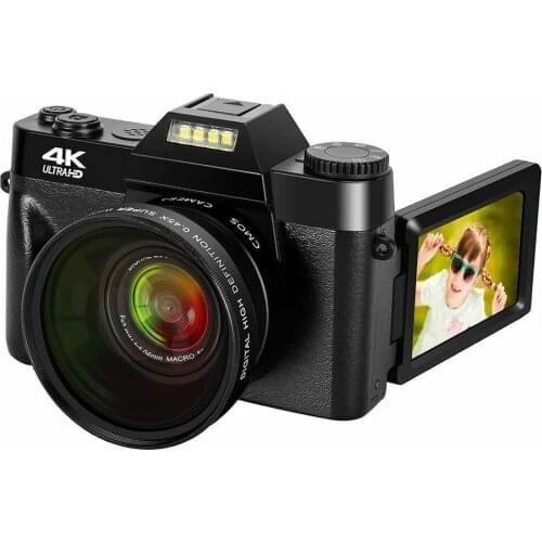 Digital Camera 48MP 4K Camera Vlogging Camera for YouTube 30FPS WI-FI 16XZoom Video Camera Camcorder 2021 New Recording Camera