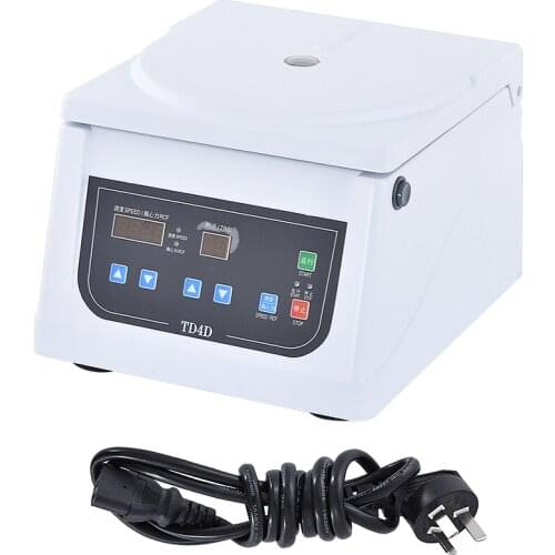 TD4D Timing Electric Laboratory Centrifuge 8-Hole Electrical Centrifuge Serum Separation Medical Lab Practice Machine 220V