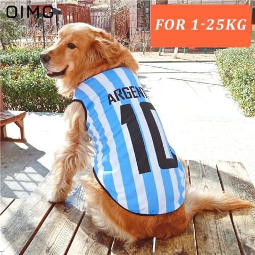 OIMG Big Dog Football Clothes Basketball Dog Jersey Dogs T-shirt For Small Meduim Large Dogs Shirts Labrador Golden Retriever
